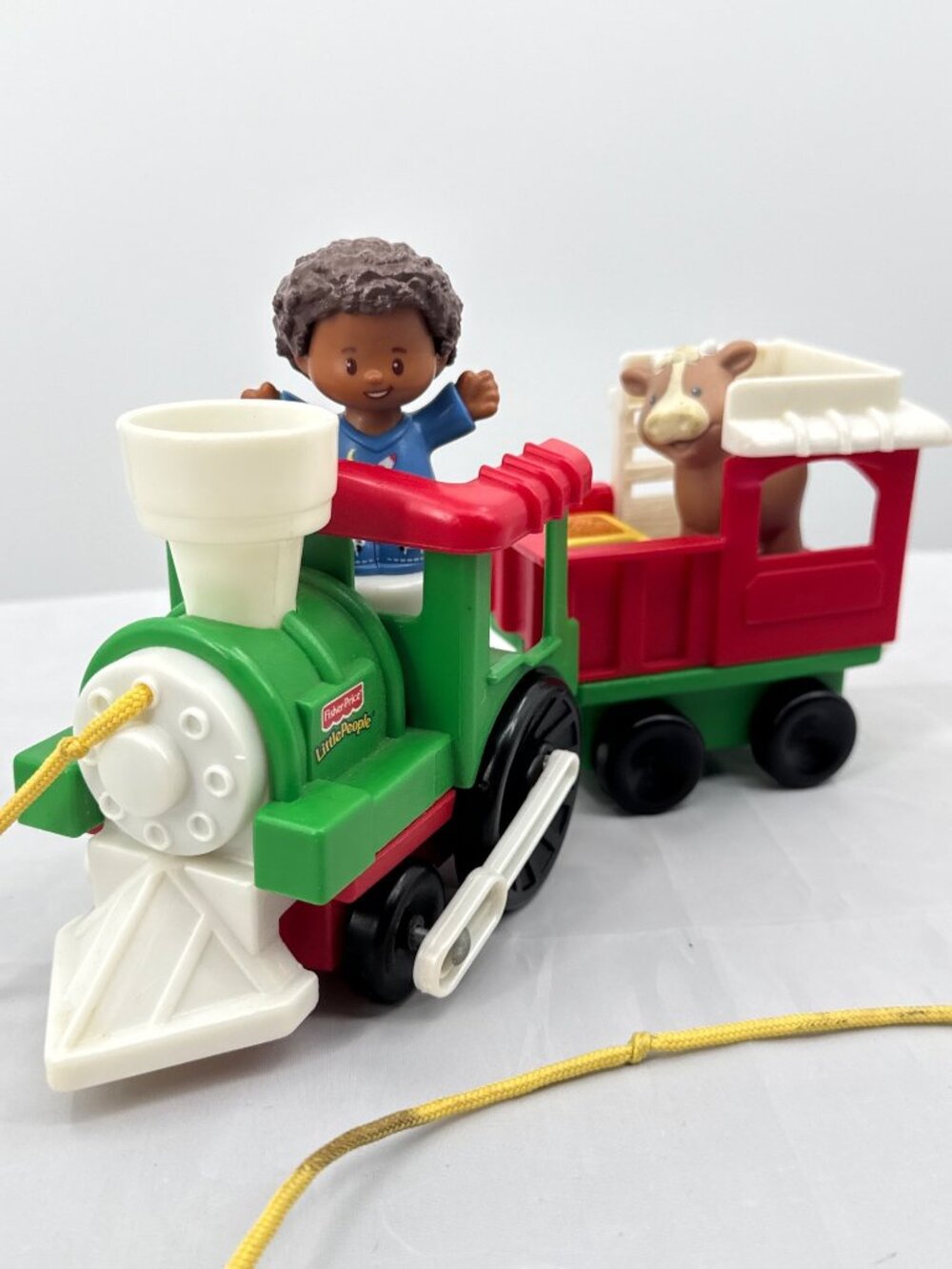 Fisher Price Little People Christmas Train Toy Set Figures Pull Along